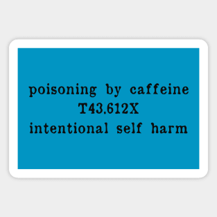 Poisoning by Caffeine Magnet